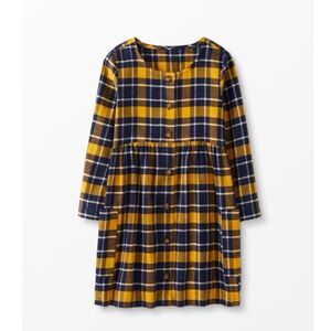 Hanna Andersson Fireside Flannel Dress Girls Size 14-16